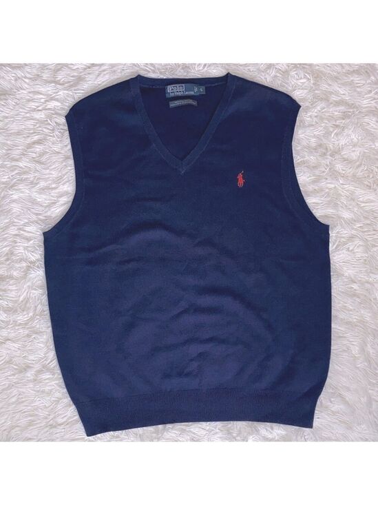 Polo Ralph Lauren Other - Polo by Ralph Lauren Men's Dark Blue Sweater Vest